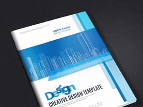 藍(lán)色科技通用公司形象畫冊設(shè)計(jì)——高清AI模板與通信設(shè)備銷售宣傳素材